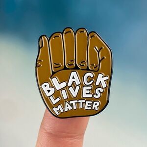 Black Lives Matter Enamel Pin/ Brooch Lapel